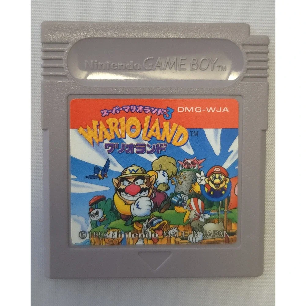 Super Mario Land 3: Wario Land - Nintendo Game Boy GB - Japan Import - Tested